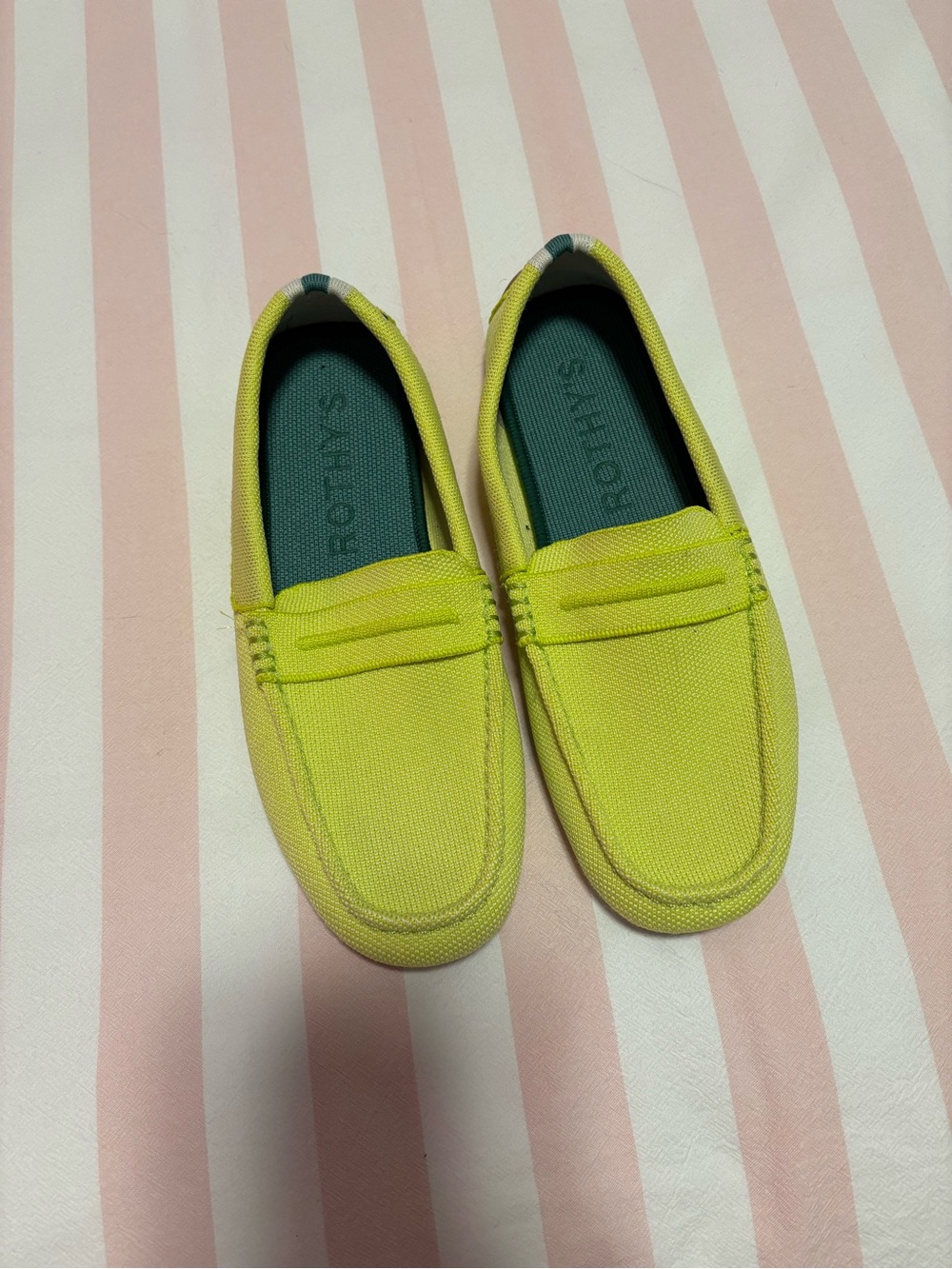 Rothy's Lime Driving Loafers 8.5 - Picture 2 of 9